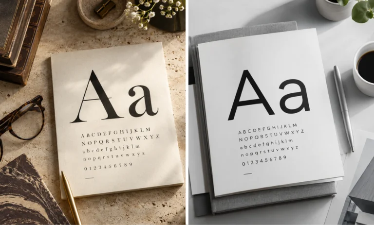 Font serif e sans serif: quale scegliere