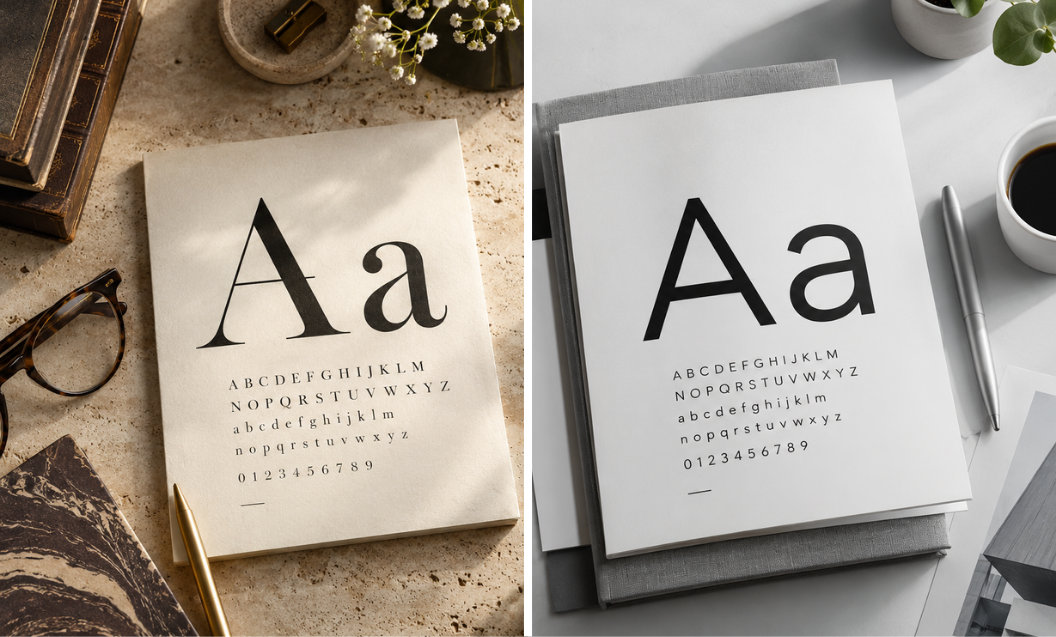 Font serif e sans serif: quale scegliere